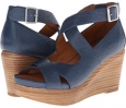 Blue Leather Gentle Souls Jasione for Women (Size 9)