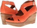 Orange Leather Gentle Souls Jasione for Women (Size 7)