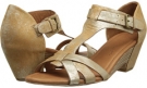 Gold Metallic Suede Gentle Souls Malana for Women (Size 5.5)