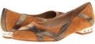 Brown Suede/Gold Paris Hilton Cindy for Women (Size 6.5)