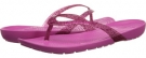 Fuchsia/Fuchsia Crocs Really Sexi Flip Glitter for Women (Size 11)