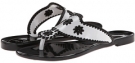 White/Black Jack Rogers JR Jelly for Women (Size 9)