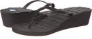 Black Freewaters Capetown Wedge for Women (Size 8)