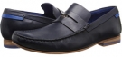 Dark Blue Leather Ted Baker Vitric4 for Men (Size 10)