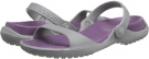 Silver/Lilac Crocs Cleo for Women (Size 5)