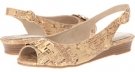 Cork with Gold Fleck Easy Street Chayla for Women (Size 9)