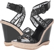 Black Guipure Lace Stuart Weitzman Guipure for Women (Size 9.5)