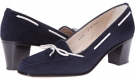 Navy/Cream Gravati Pump with Contrast Lace for Women (Size 7.5)