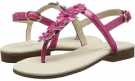 Hot Pink Kelly Oscar de la Renta Childrenswear Patent Daisy Sandals for Kids (Size 11)