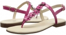 Hot Pink Kelly Oscar de la Renta Childrenswear Patent Daisy Sandals for Kids (Size 5)