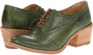 Green Veg Tan Frye Maggie Perf Wingtip for Women (Size 9.5)