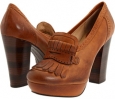 Tan Tumbled Full Grain Frye Naiya Kiltie Moc for Women (Size 8)