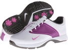 White/Red Violet/Violet Shade Nike Golf Lunar Saddle for Women (Size 7.5)