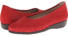 Dark Red Nubuck Munro American Aubrey for Women (Size 6)