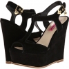 Black Suede Betsey Johnson Taelyn for Women (Size 10)