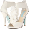 Ivory Satin Blue by Betsey Johnson Bloom for Women (Size 10)