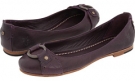 Eggplant Leather Frye Carson Harness Ballet for Women (Size 11)