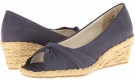 Navy Solid Fabric Fitzwell Sadie for Women (Size 6.5)