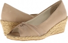Khaki Solid Fabric Fitzwell Sadie for Women (Size 7)