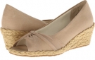 Khaki Solid Fabric Fitzwell Sadie for Women (Size 8.5)