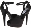 Black Satin Steve Madden Tia for Women (Size 7)