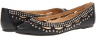 Black Tumbled Full Grain Frye Regina Disc Ballet for Women (Size 9.5)