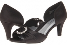 Black Satin Annie Chicago for Women (Size 6)