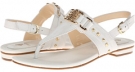 White Lucky Milled Calf Isola Adina for Women (Size 9)