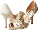 Ivory Satin Badgley Mischka Vita for Women (Size 11)