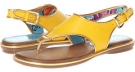 Yellow Leather/Gold Shiny Naturalizer Bromstad Harsta for Women (Size 4.5)