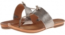 Pewter Metallic/Mystic Grey Leather Naya Crescent for Women (Size 8.5)