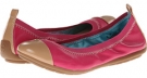 Paparazzi Pink Leather/Tan Shiny Naturalizer Bromstad Ursela for Women (Size 6.5)