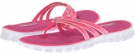 Hot Pink SKECHERS Sport Cooling Gel 3 Strap Thong Sandal for Women (Size 5)