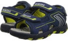 Navy/Fluo Yellow Geox Kids Sandal Pianeta for Kids (Size 8)