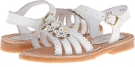 White Leather Kid Express Tonya for Kids (Size 8)