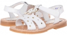 White Leather Kid Express Margaux for Kids (Size 9)