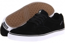 Black/White Suede Dekline Tim Tim for Men (Size 9)