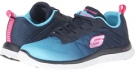 Light Blue SKECHERS Flex Appeal - New Rival for Women (Size 7.5)