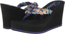 Blue/Multi SKECHERS Cabanas for Women (Size 10)