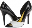 Black/White Synthetic Nine West Autheena for Women (Size 9.5)