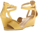Yellow Leather Nine West ReelyMind for Women (Size 8)