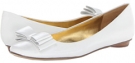 White Leather Nine West Reid for Women (Size 6)