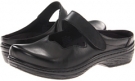 Black Smooth Klogs Valley for Women (Size 10)