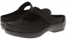 Black Waxy Klogs Valley for Women (Size 10)
