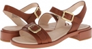 Mocha Bliss Rockport Racheline Buckle Ankle Strap for Women (Size 5.5)