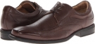 Dark Brown Tumbled Calfskin Johnston & Murphy Tilden Lace-Up for Men (Size 12)