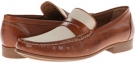 Tan Calfskin & Natural Linen Johnston & Murphy Cresswell Linen Penny for Men (Size 11)