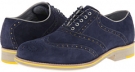 Royal Blue Suede & Yellow Johnston & Murphy Ellington Wingtip for Men (Size 12)