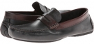 Black & Dark Brown Full Grain Johnston & Murphy Cowan Penny for Men (Size 11.5)