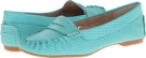 Turquoise Leather Steve Madden Murphey for Women (Size 5)